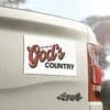 Get Me To God’s Country Car Magnets, Sticker