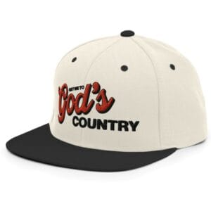 Get Me To God's Country Snapback Hat